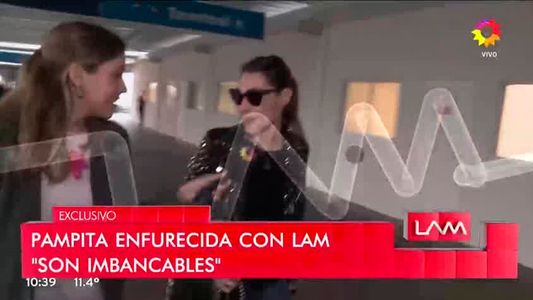 Pampita al programa de Ángel de Brito: Son la peor mierda de la televisión