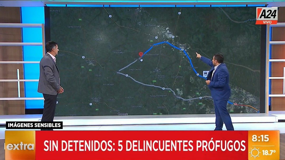 La zona se ubica en las afueras de Zárate y es poco iluminada