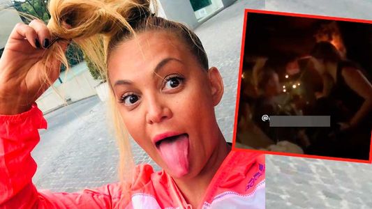 Escándalo de María Eugenia Ritó en un bar: gritos, golpes e insultos por un hombre