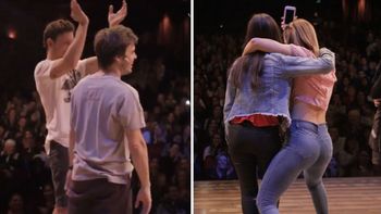 La emotiva sorpresa que le dio Nico Vázquez a Flor Vigna en plena función