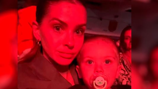 La China Suárez llevó por primera vez a Amancio a un recital y mostró qué le pasó