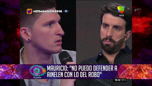 Mauricio y su cruce con Azzaro ante los rumores de su affaire con Ainelén