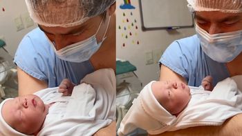 El tierno video de Nahuel Pennisi con su hija recién nacida