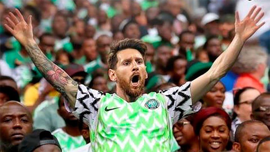 La Argentina hinchó por Nigeria y las redes sociales se llenaron de memes