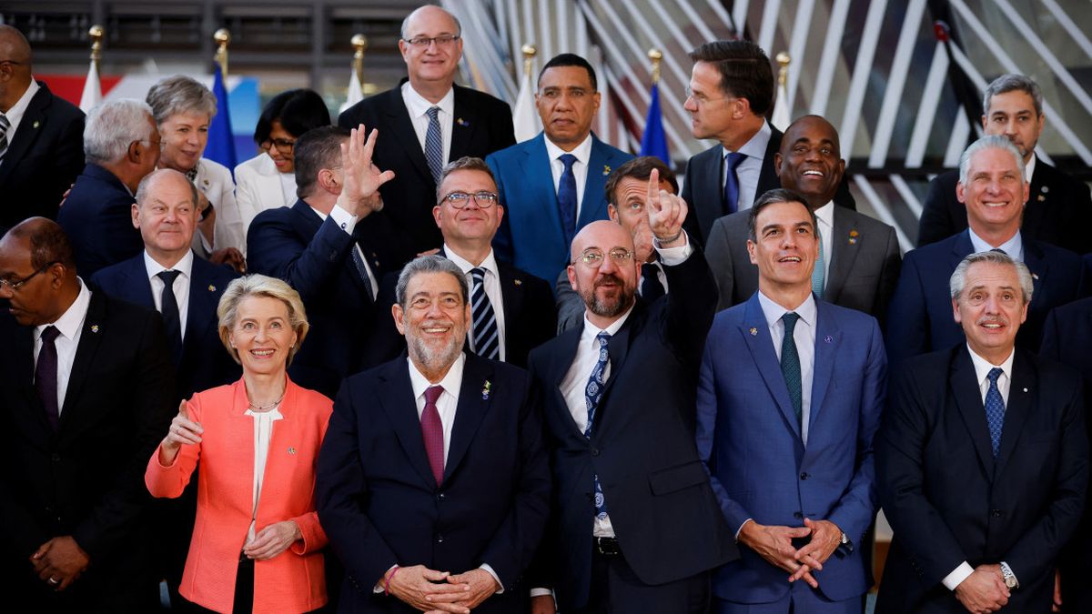 Alberto Fernández en la cumbre. (Foto: Reuter)
