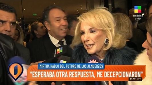 Mirtha Legrand habló de su desvinculación de El Trece: Adrián Suar me decepcionó...