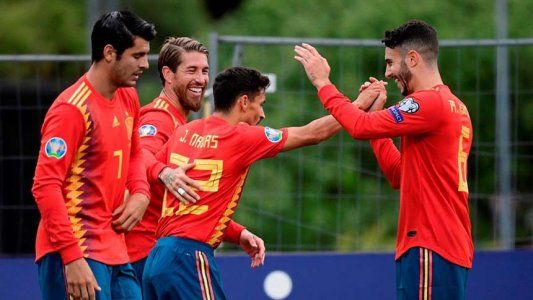 Eliminatorias Euro: Sergio Ramos alcanzó un récord mundial en la goleada de España ante Islas Feroe