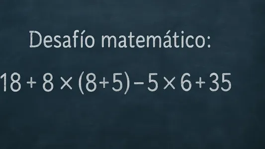 Desafío matemático: ¿en cuánto tiempo lo podés resolver?