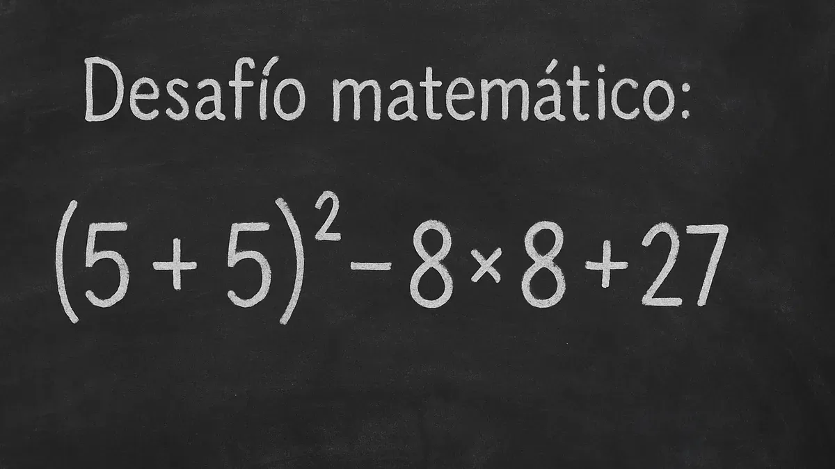 Imagen de pizarra para Desafío Matemático: esta expresión puede sorprenderte al resolver