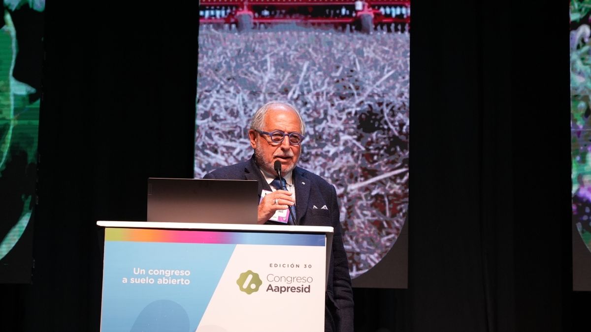 Diego Guelar en Aapresid. Habló sobre los productores y también por la disputa por los dólares. 