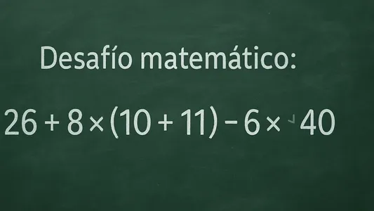 Desafío matemático: casi nadie lo resuelve antes de los 10 segundos