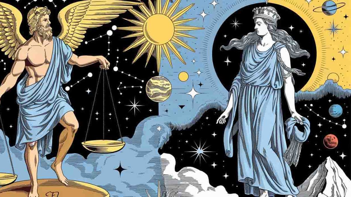 La astrología nos invita a encontrar el equilibrio entre nuestras emociones y nuestras responsabilidades. Con Mercurio en Libra y la Luna en Capricornio. (Foto: Ideogram)