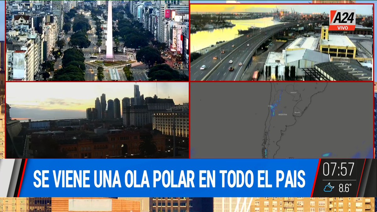 Se viene una nueva ola polar, ¿puede nevar en Buenos Aires?
