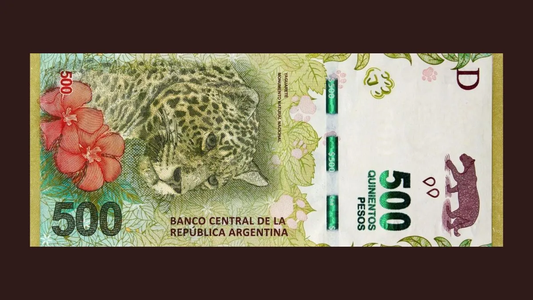 Pagan 555.555 pesos al suertudo que es propietario de este billete de 500 pesos