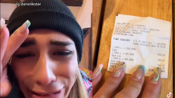 Pagó 1.300 pesos por una sopa en un centro de esquí y se largó a llorar