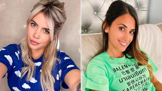 El encuentro entre Wanda Nara y Antonela Roccuzzo en la noche de París