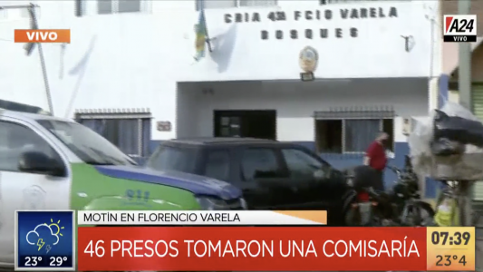 Tensión en una comisaría de Florencio Varela: tomaron de rehén a un policía en reclamo de traslados