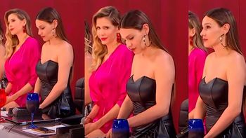 La indiferencia de Pampita cuando le nombraron a La China Suárez en La Academia