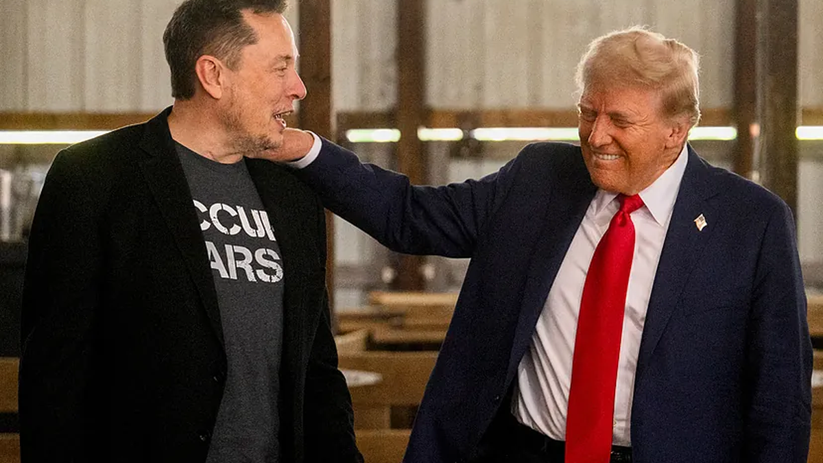 Elon Musk y Donald Trump.