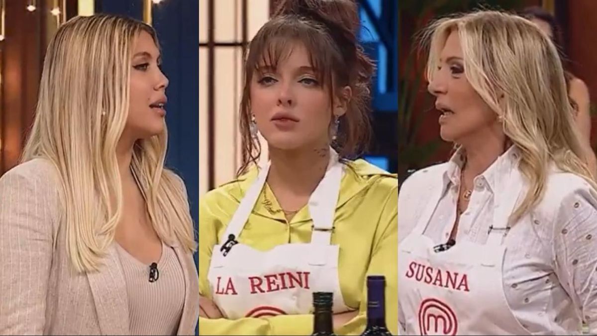 wanda nara, la reini y susana roccasalvo