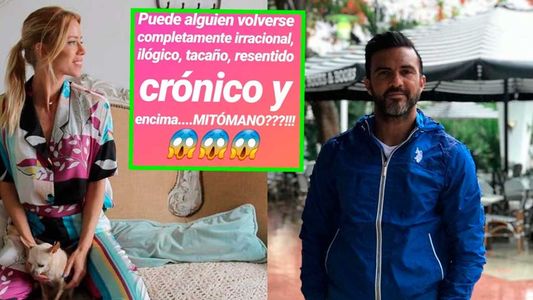 Nicole Neumann sin filtro contra Cubero: “Resentido crónico y encima mitómano”