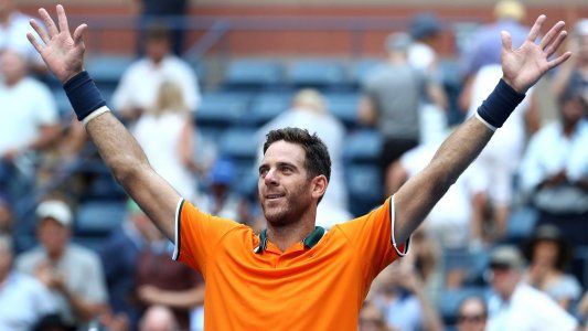 ¡Vamos Delpo! El tandilense le ganó en cuatro sets a John Isner y está en las semifinales del US Open