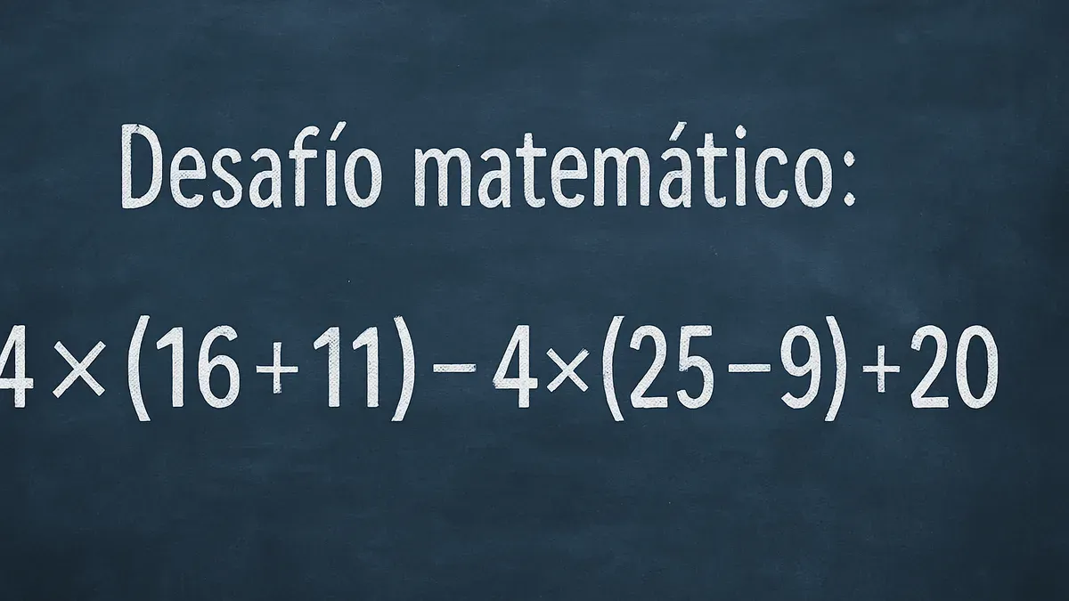 La regla esencial para resolver este desafío matemático es conocido como PEMDAS (por sus siglas en inglés) o jerarquía de operaciones.