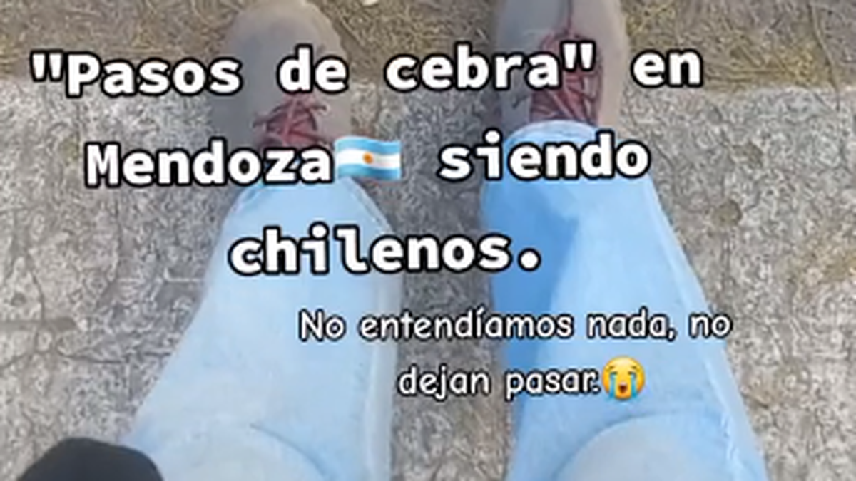 Una turista chilena escrachó a conductores argentinos que no la dejaban cruzar y desató la polémica en las redes. (Captura)
