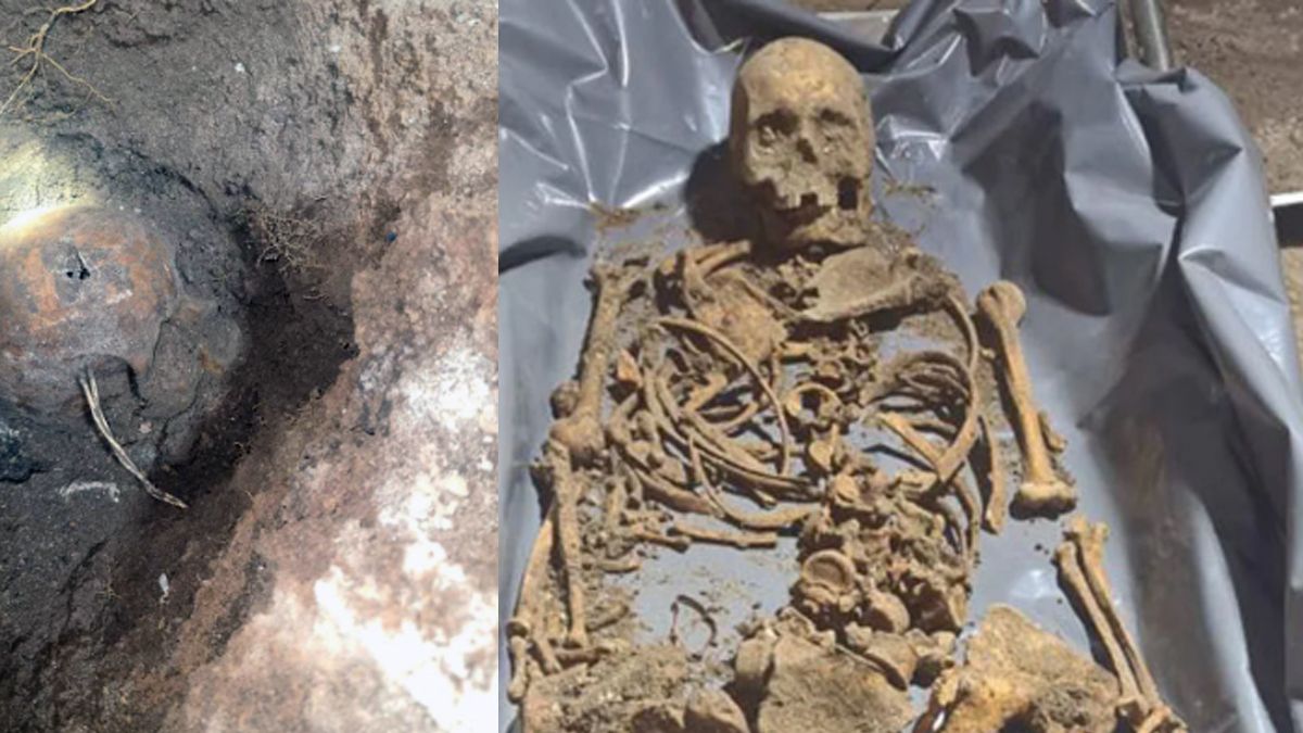 Hallaron un esqueleto en González Catán y creen que sería de una mujer desaparecida hace 10 años. (IMAGEN SENSIBLE)