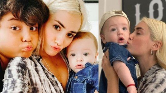 Pura emoción: Lali Espósito volvió al país y no pudo contener las lágrimas al conocer a su sobrinito