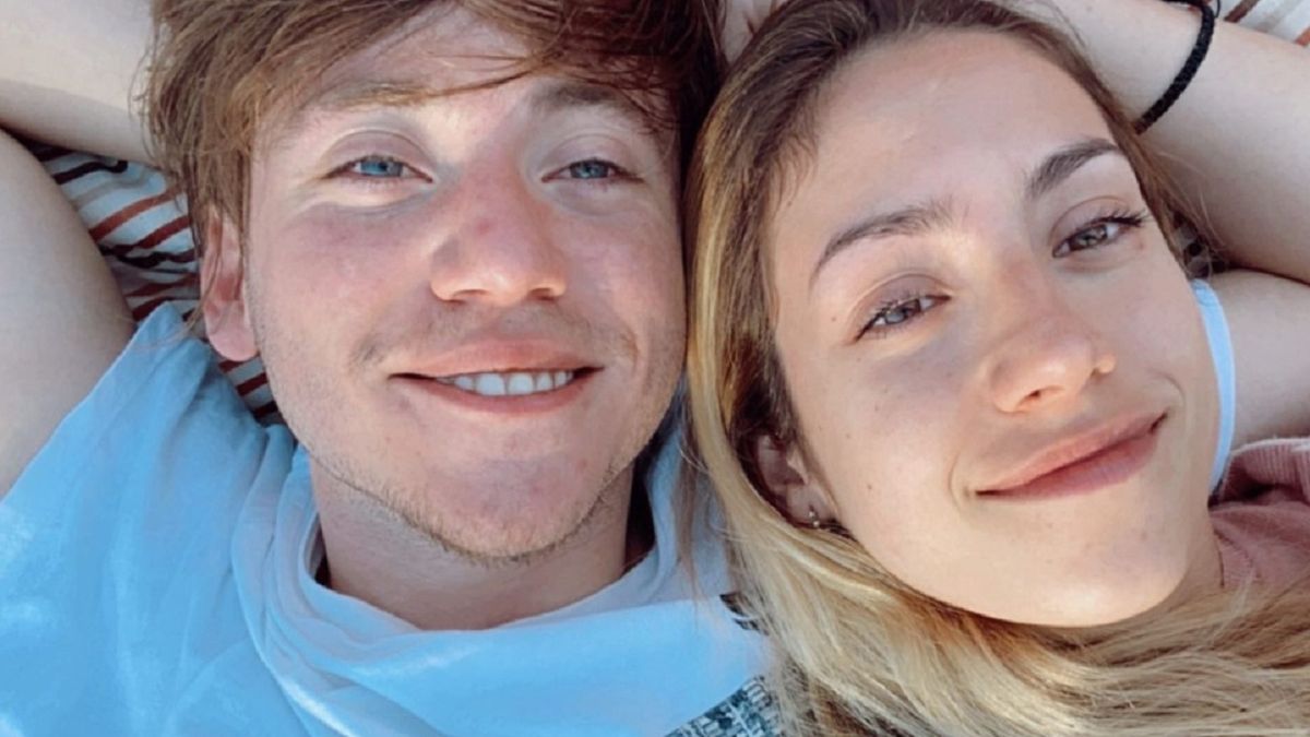 El cantante Paulo Londra con Rocío Moreno, con quien tuvo dos hijas: Isabella y Francisca