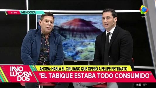 Cómo fue la cirugía para reconstruirle la nariz a Felipe Pettinato