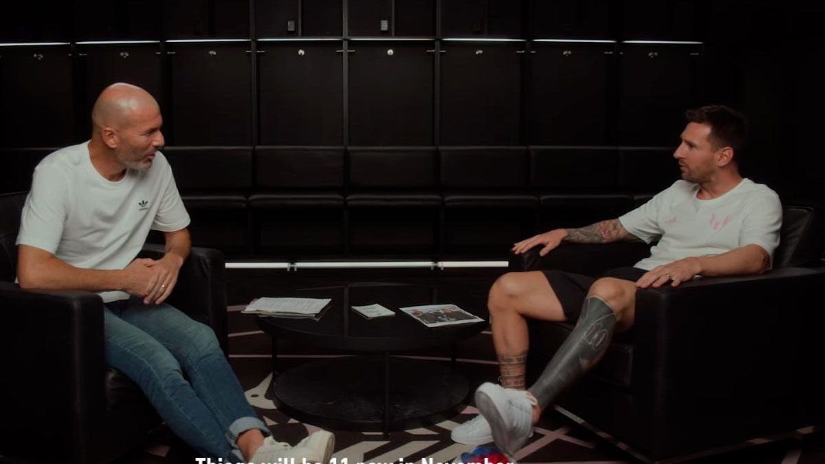 Zidane y Messi
