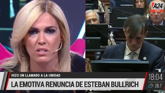 La emoción de Viviana Canosa por Esteban Bullrich: Lealtad