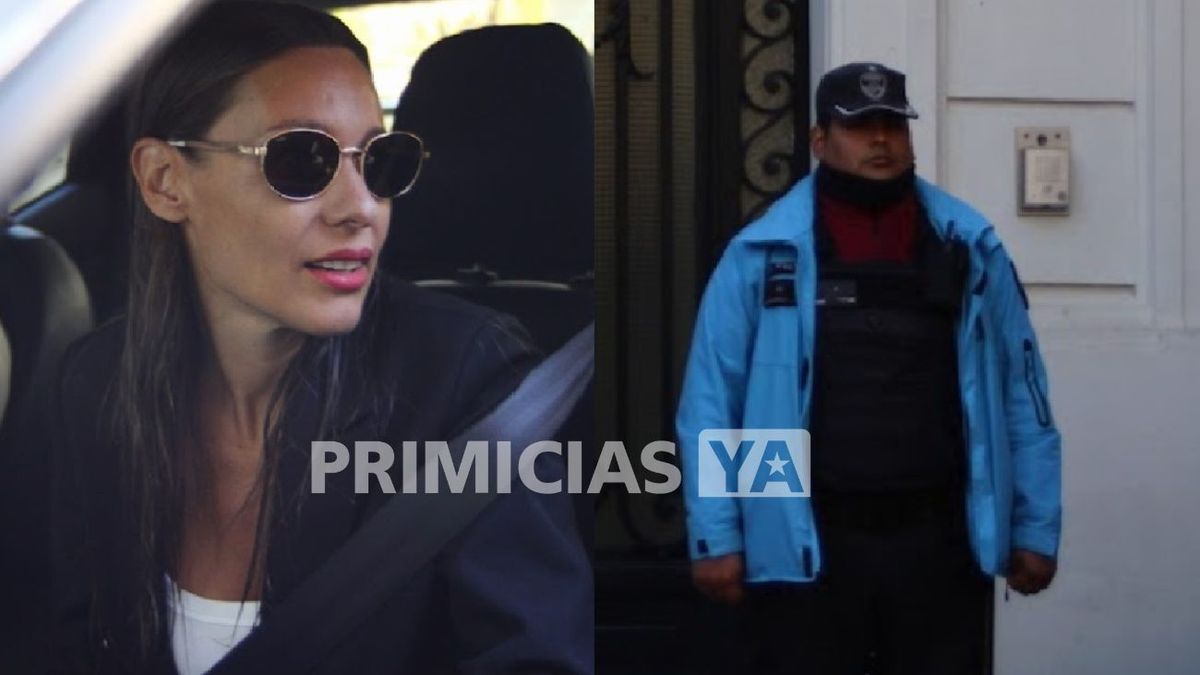 Robo en la casa de Pampita: las fotos con la custodia policial