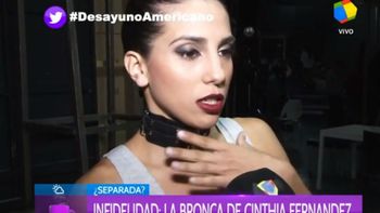 Categórica respuesta de Cinthia Fernández cuando le preguntaron por la posibilidad de trabajar con Rocío Marengo