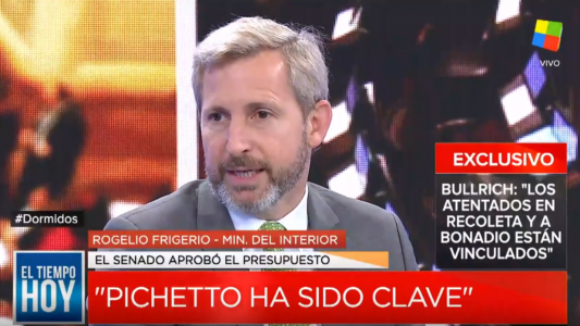 El enojo de Frigerio con el único senador de Cambiemos que no votó el Presupuesto: Siempre esperamos que por lo menos los de nuestro espacio nos acompañen