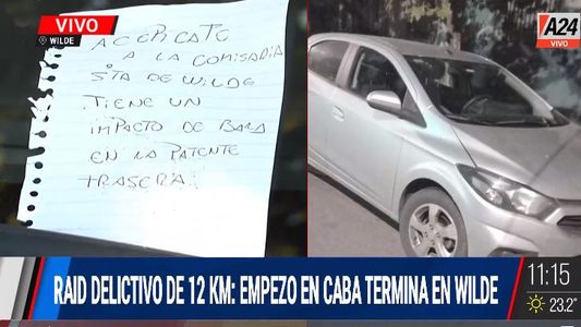 Raid delictivo de Puerto Madero a Wilde: un muerto, un herido y un prófugo