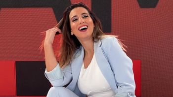 El look y la frase de Cinthia Fernández en su primera elección como precandidata