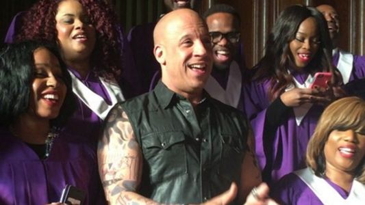 Vin Diesel sorprendió cantando gospel durante una filmación