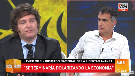 Javier Milei, en exclusivo en BDA: Hay que dolarizar, poder ir al cajero y sacar dólares