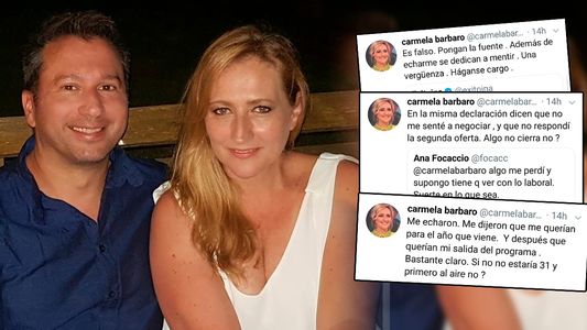 La indignación de Carmela Bárbaro tras el comunicado de Mandarina: Además de echarme se dedican a mentir