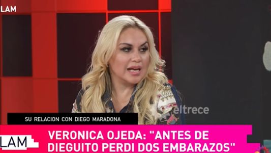 Verónica Ojeda reveló que perdió dos embarazos de Maradona