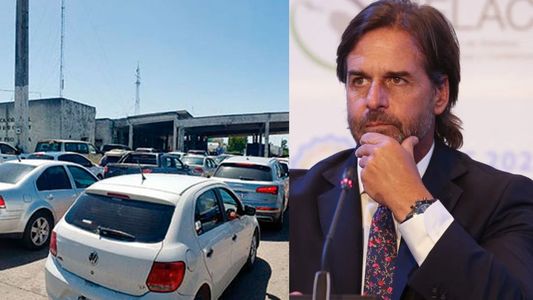 Lacalle Pou anunció medidas para frenar el cruce masivo de uruguayos que hacen compras en Argentina