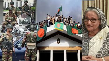 Golpe de Estado en Bangladesh: irrumpieron en el palacio y la primera ministra huyó del país