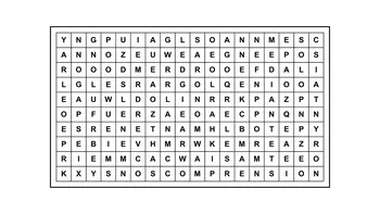 Encontrá la frase escondida: un reto en sopa de letras con una cita célebre