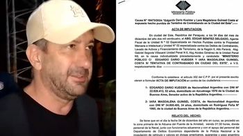 El senador Kueider y su secretaria fueron imputados por contrabando en Paraguay y quedaron presos