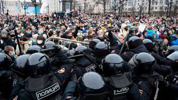 Rusia: más de 3.200 detenidos por protestas en reclamo de la liberación del líder opositor Alexéi Navalny