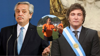 ¿Alberto Fernández o Javier Milei?: la pregunta del árbitro que descolocó a todos en un clásico