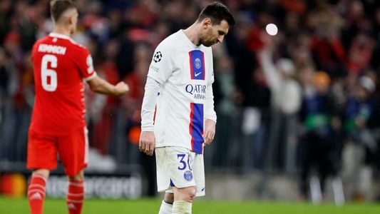 Otro durísimo puntaje de L´Equipé a Lionel Messi tras la eliminación en Champions League